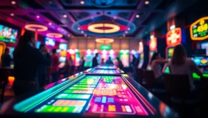 Jelajahi https://rusia777.com dengan mesin slot modern yang menyala di latar kasino yang hidup.