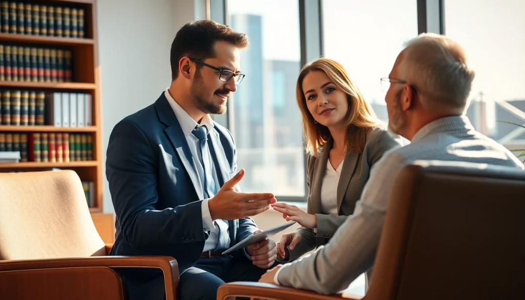 Consult with a South Dakota truck accident lawyer in an inviting office for expert legal advice.