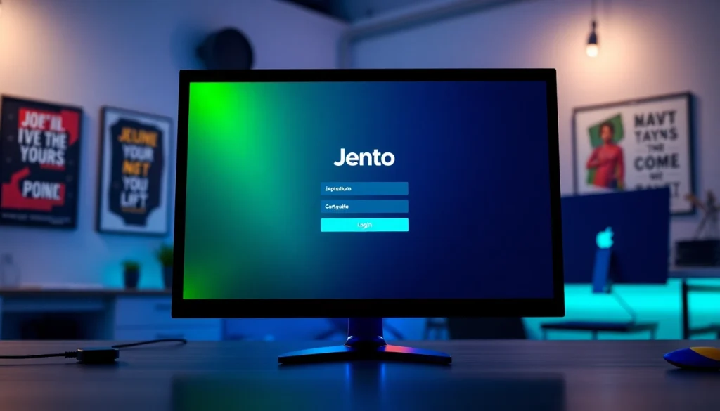 Masuk ke jentoto login dengan tampilan antarmuka modern yang menarik.