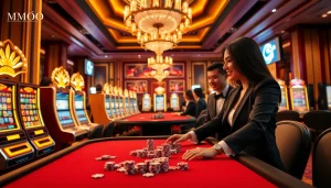 Experience luxury gaming at Nhà cái MMOO with thrilling casino tables and dynamic gambling action.