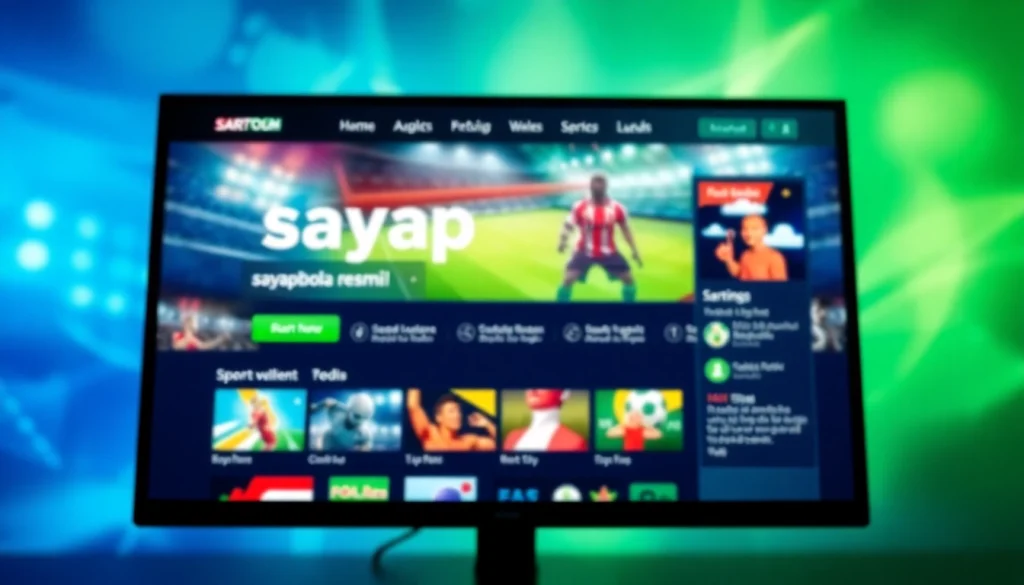 Menyajikan sayapbola resmi dengan interface berinteraksi dinamis dan desain kontemporer.