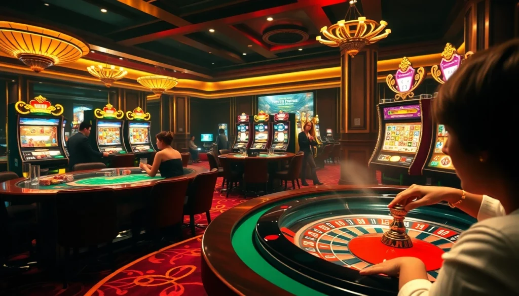 Experience thrilling gaming at https://af88.co/ with a vibrant casino atmosphere.