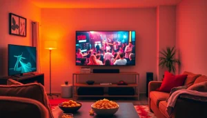 ดูหนังออนไลน์ฟรี พร้อมบรรยากาศการดูหนังที่น่าผ่อนคลายในห้องนั่งเล่น