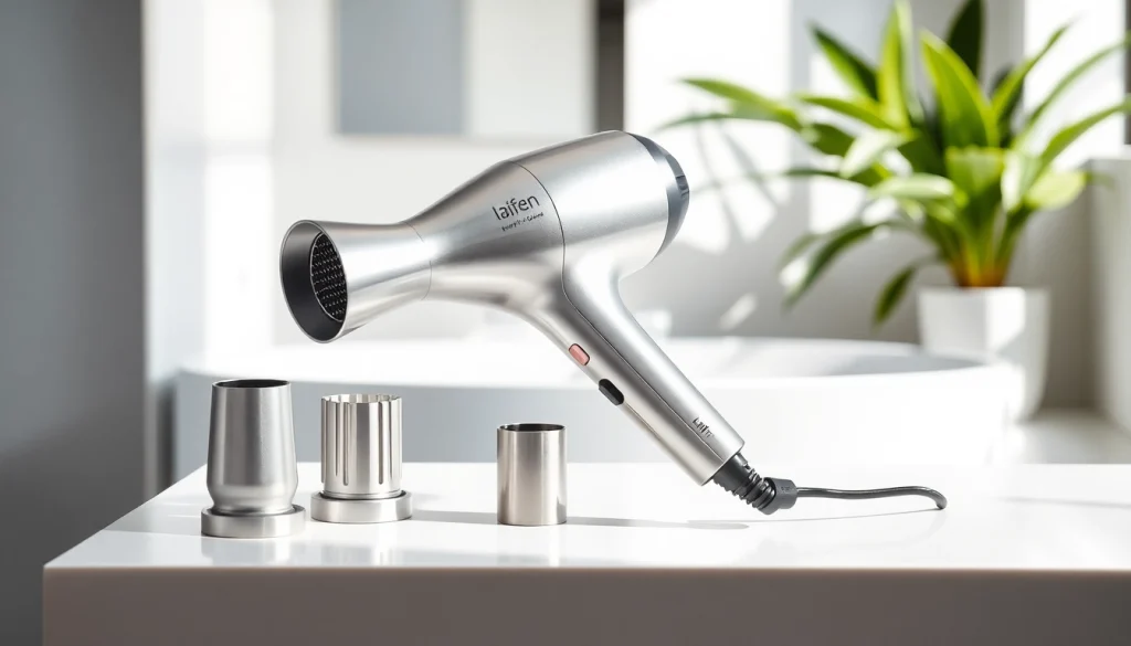 Enhance your styling routine with the efficient laifen swift special hair dryer featuring three versatile nozzles.