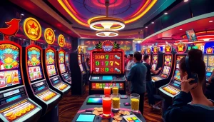 Tangkap momen bermain slot depo 1k dengan suasana kasino yang meriah dan penuh energi.