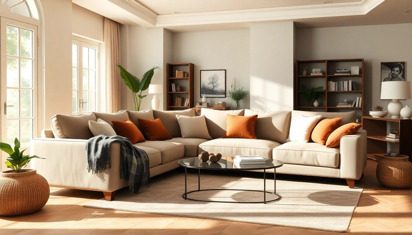 Designing Your Living Space with Stylish Corner Sofas from https://corner-sofas.co.uk