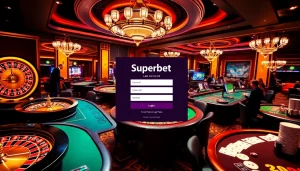 Enjoy the ultimate gaming experience with Superbet Login at vibrant casino tables filled with action.
