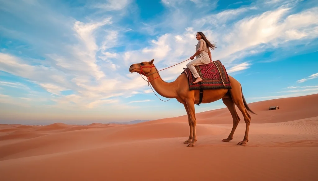 Agafay Desert camel ride showcasing stunning sunset views and cultural beauty