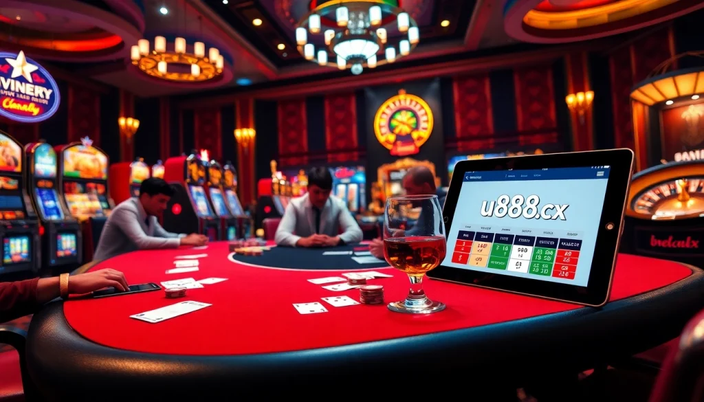 Exclusive poker game at u888.cx casino with high-stakes excitement and luxurious ambiance.