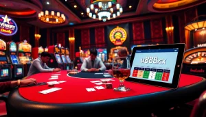 Exclusive poker game at u888.cx casino with high-stakes excitement and luxurious ambiance.