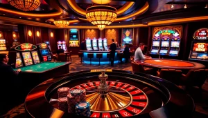 Players engaging in high-stakes gambling at gg88biz luxury casino environment.