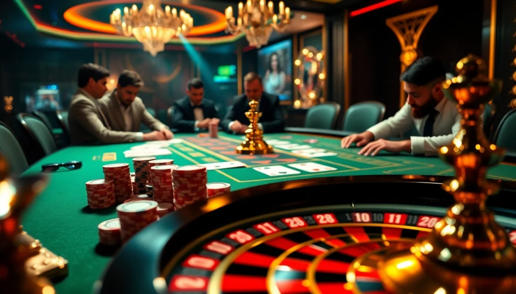 Experience the thrill of gambling at https://uu88ae.com/ with a high-stakes poker scene featuring luxurious casino elements.