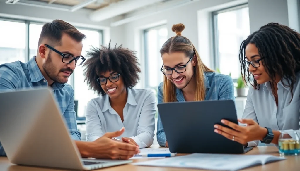 Improve software quality with expert testing at https://xqa.ca through teamwork in a modern office.