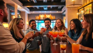 Détente dans un social club san sebastian avec des amis partageant des moments joyeux.