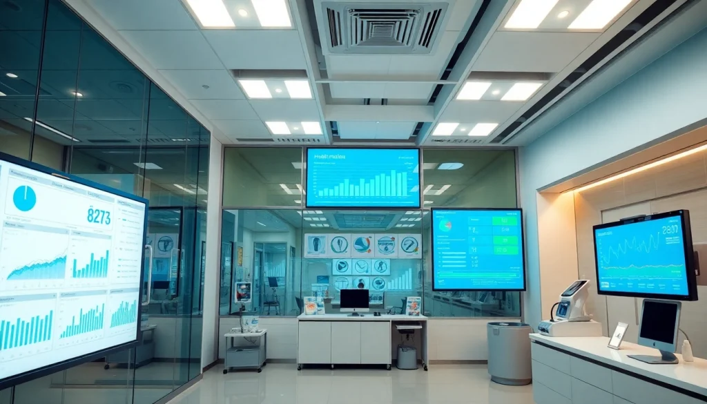 Engaging digital health technology interface on trevia.com showcasing modern patient metrics.