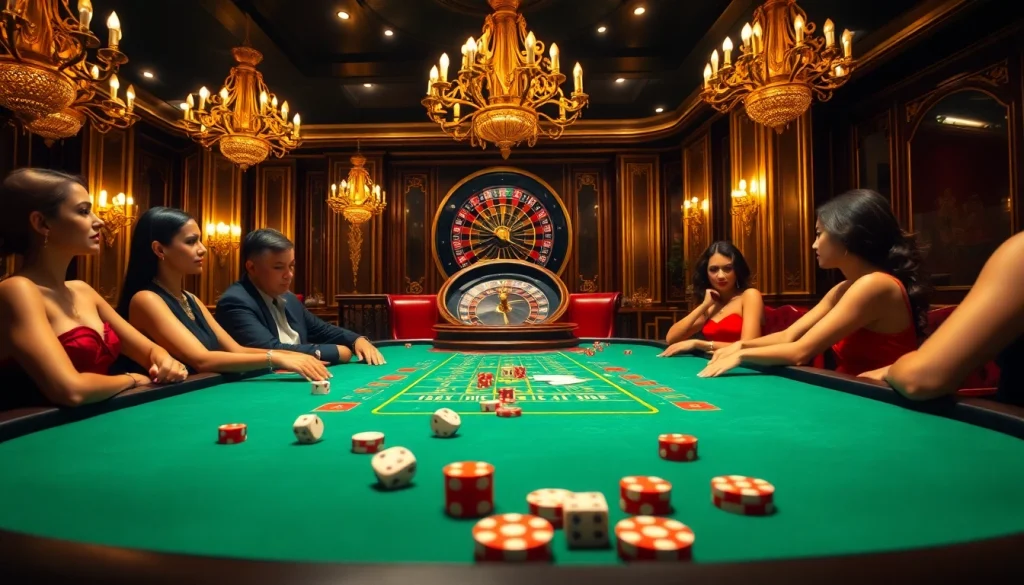 Engage in high-stakes poker as Nếu như vậy bám vào đây welcomes you to a luxurious casino experience.