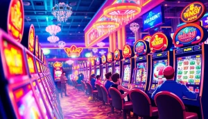 การเล่นเกม 918kiss slot ที่น่าตื่นเต้นในคาสิโนที่มีบรรยากาศสดใส