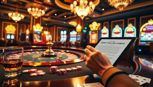 Engaged player exploring hidden wiki links at a luxurious casino table, chips and cards nearby.