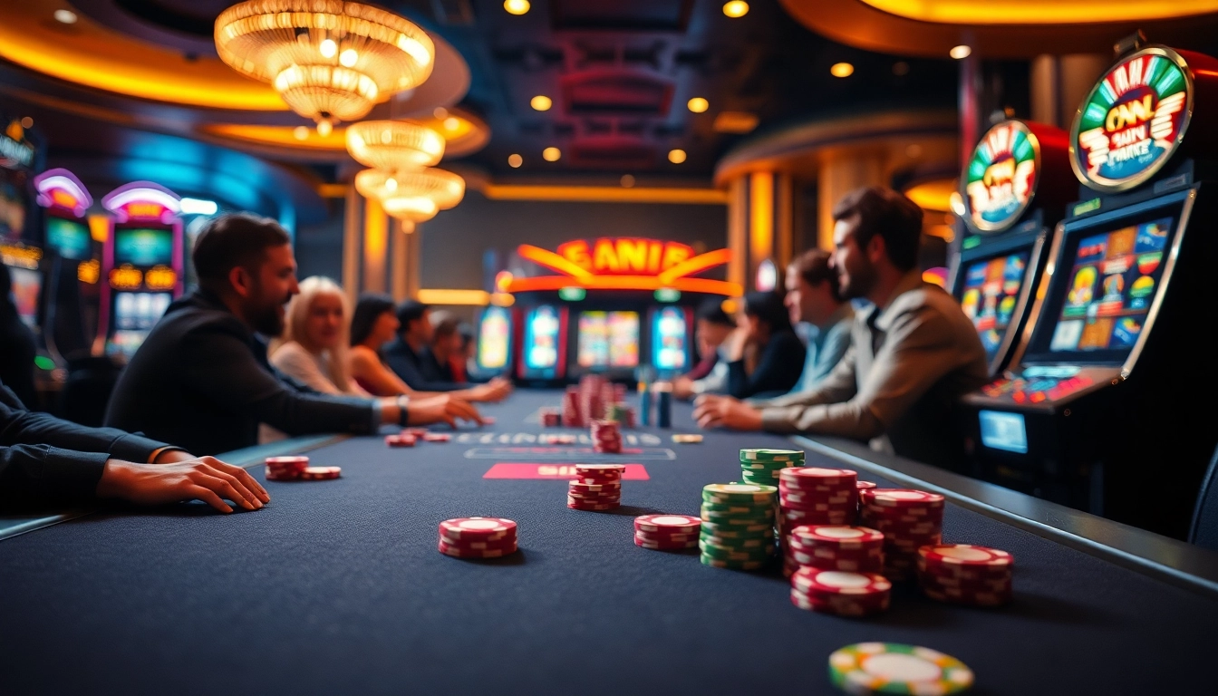 Discover top choices for best csgo gambling sites in a dynamic casino setting with vibrant gaming elements.