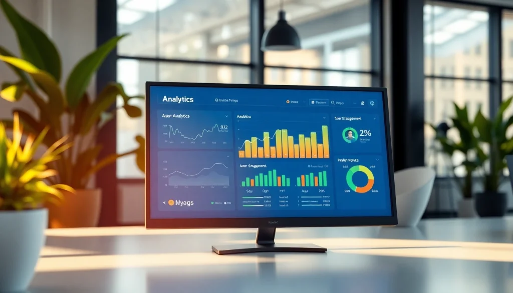 Engaging digital analytics dashboard for 1cplatform highlighting user interactions and metrics.