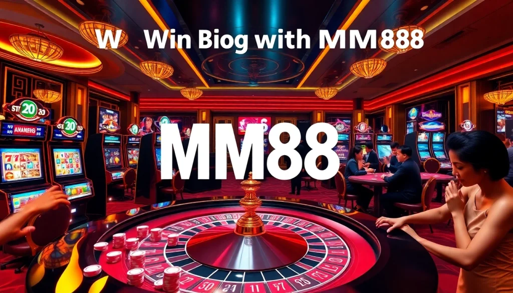 Experience thrilling moments at MM88 casino with vibrant gaming tables and exciting play options.