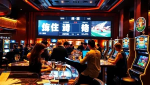 Real-time football scores on a luxurious betting screen, enhancing ผลบอลสด viewing and gambling excitement.