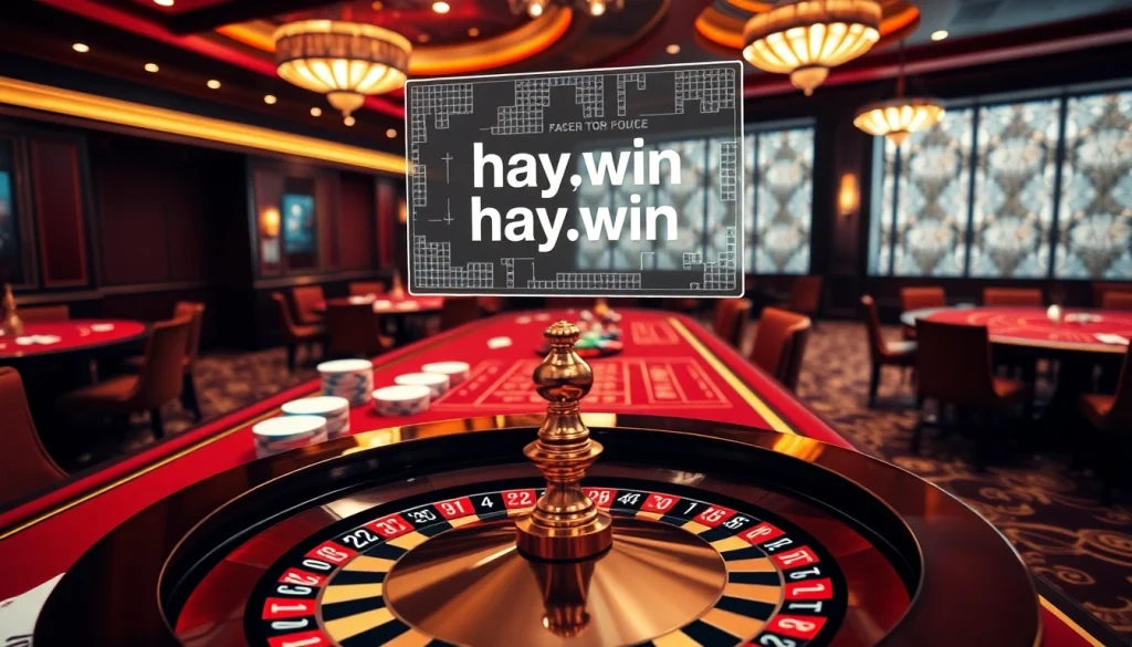 Experience the thrill of casino gaming at hay.win with luxurious tables and virtual betting excitement.