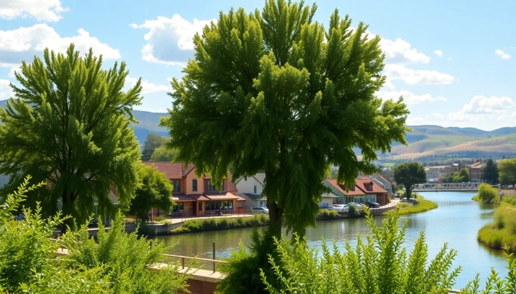Experience the charming riverside beauty of Clarksburg, CA, with historic buildings and lush landscapes.
