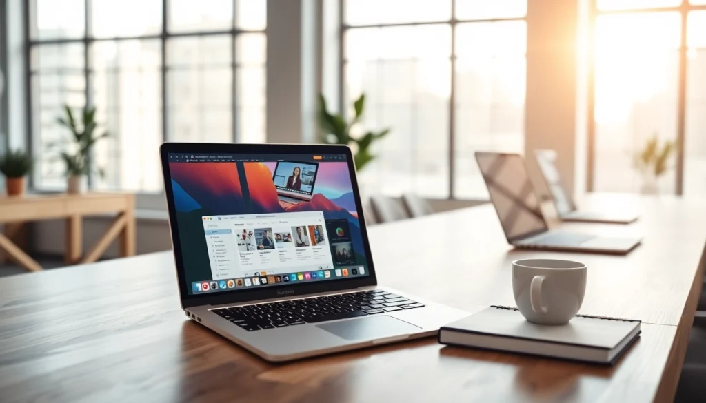 Comparar estilos de Laptops Apple con diseños elegantes en un entorno moderno.