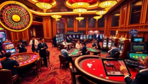 Feeling the thrill at https://mm88.co.in/ while playing roulette and blackjack in a luxury casino.