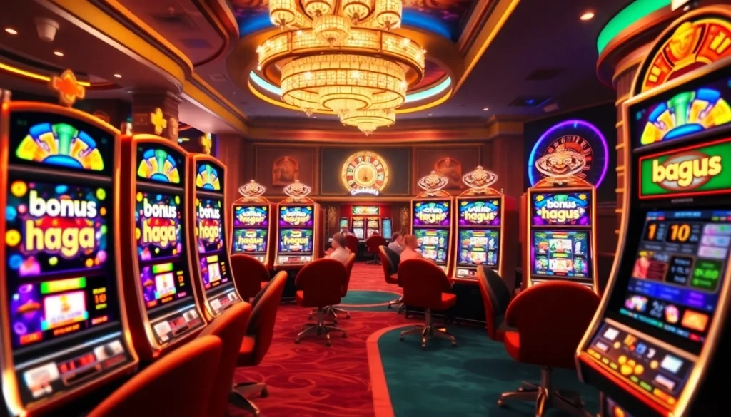 Experience the thrill of winning with bonus Naga169 on vibrant slot machines and a lively casino atmosphere.