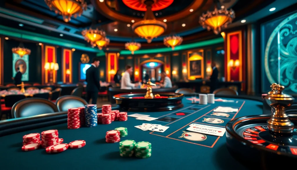Exciting gameplay at a casino table showcasing hidden wiki dark web strategies through poker chips and betting slips.