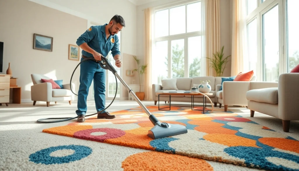 Experience professional carpet cleaning lincoln ca with skilled technicians in a bright living room.