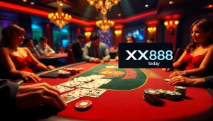 Experience high-stakes poker excitement at https://xx88.today/ with vibrant casino elements.
