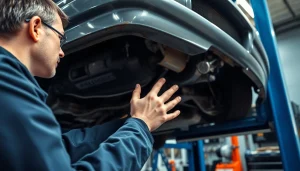 Assessing the best extended auto warranty for older vehicles during an inspection process.