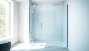 Genießen Sie die sonni Duschkabine 80x80 in einem eleganten Badezimmer mit modernem Design.