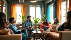 Find the Lowest rate guaranteed for hostels highlighted by friendly travelers in a cozy common area.