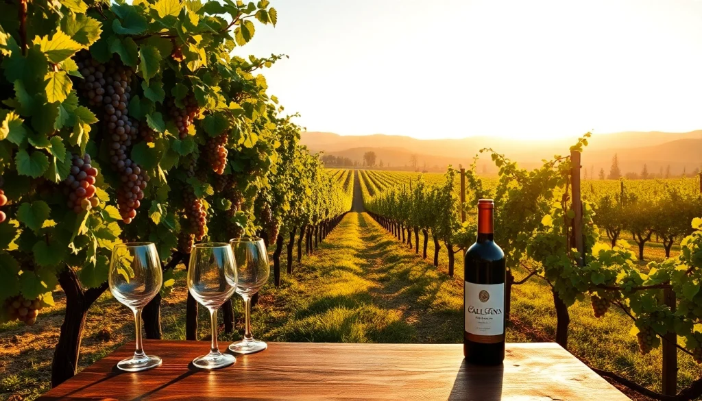 Experience the beauty of the best California wineries with lush vineyards and elegant wine tasting.