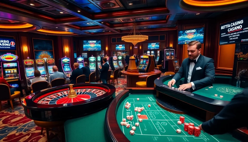 Vivez l'excitation au meilleur casino en ligne avec des tables de roulette vibrantes et des machines à sous colorées.