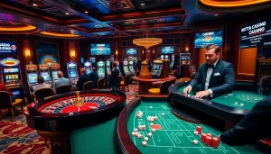 Vivez l'excitation au meilleur casino en ligne avec des tables de roulette vibrantes et des machines à sous colorées.