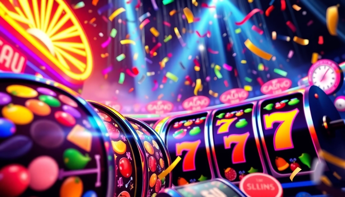Menangkan dalam permainan ondel4d slot dengan tampilan antarmuka slot yang penuh warna.