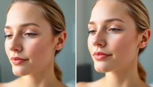 yag laser before and after results showcasing clear, smooth skin post-treatment