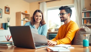 Gain expert online exams help through focused tutoring sessions in a cozy study space.