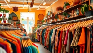 Shop unique vintage pieces at a charming thrift store Denmark filled with colorful finds.