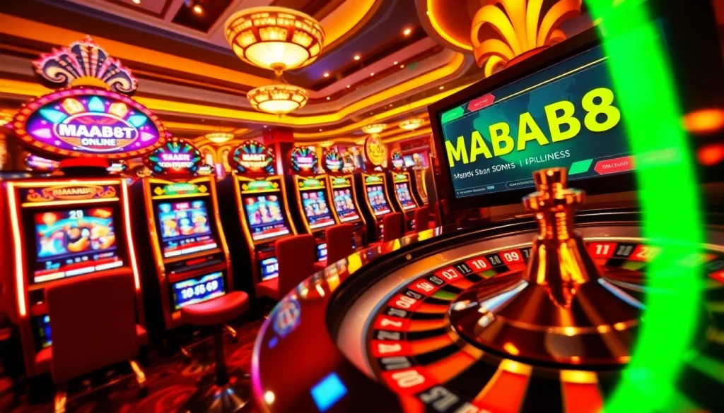 Rasakan sensasi MABAR88 Online saat mesin slot menerangi suasana kasino dengan kegembiraan dan potensi kemenangan.