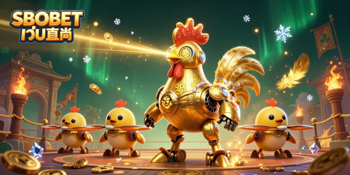 SBOBET เว็บตรง offers thrilling sports betting experiences with vibrant graphics and animated characters.